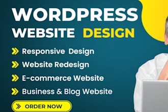 develop custom wordpress website design, business website, wordpress development