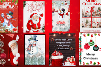create christmas card, invitation card or greeting card design