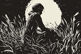 for your brand, make a fantastic linocut illustration
