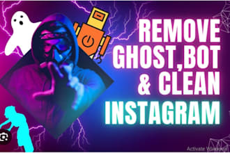 remove bot ghost and spam followers from your telegram instagram twitter account