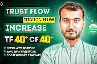 increase majestic tf trust flow of your website