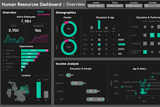 be your data analyst, tableau and power bi dashboard developer