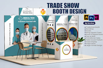 design trade show booth design backdrop exhibition tradeshow banner booth design