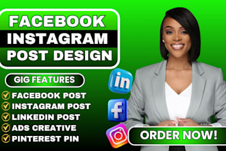 create social media post, linkedin, pinterest, fb canva templates for your brand