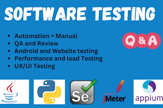 do QA testing for your website, app, API and software