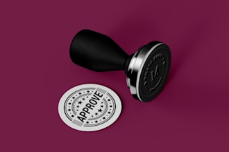 create eye catching custom circle,stamp,badge,seal,logo design
