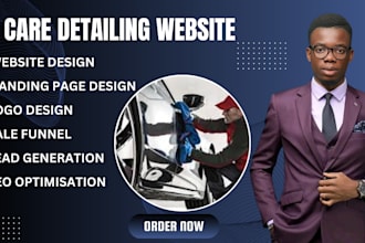 design car detailing auto detailing car wash website car dealership