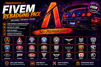 debadge and rebadge ur fivem cars with lore friendly badges
