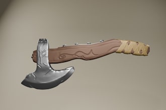 model 3d high poly game assets
