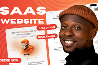 design a modern saas website saas landing page saas wordpress website