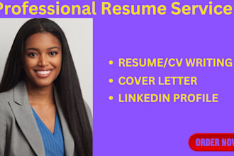 write edit and optimize your CV, resume, cover letter and linkedin