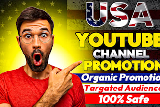 do super fast organic USA youtube channel promotion for monetization