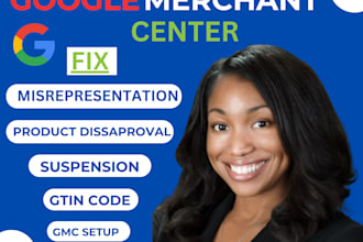 fix google merchant center suspension misrepresentations