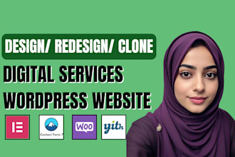 design a high converting digital agency or portfolio website