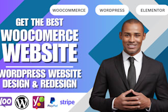 build woocommerce store wordpress website fix domain payment integration paypal