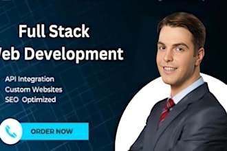 be your full stack website developer in react , nextjs , node js