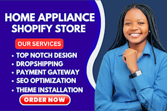 design home appliance shopify store home appliance website kitchenware store