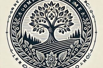 design unique tree logo
