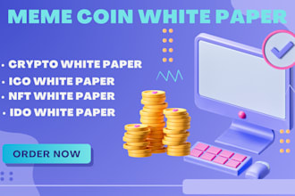 write meme coin ico white paper crypto white paper nft white paper ido