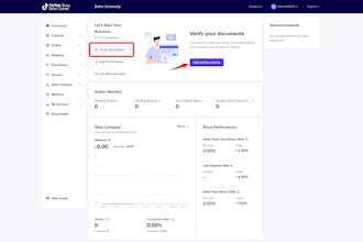 set up tiktok,ebay and walmart shop