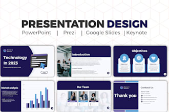 business powerpoint presentation template design or prezi or pitch deck or canva