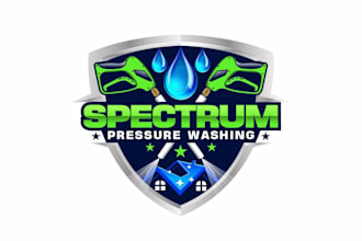 design a modern cleaning and maintenance logo