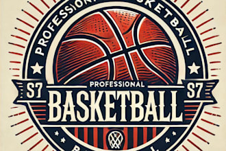 design amazing basketball logo