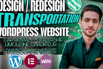 do any car rental, car dealership, limousine, chauffeur or taxi booking website