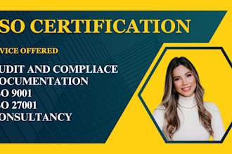 write your security policies, iso 9001, 27001, audit and compliance