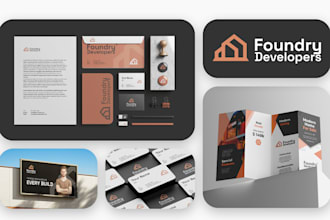 create a minimalist logo and brand kit, visual identity, brand guidelines