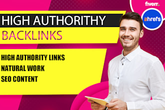 provide 100 high authority backlinks to boost your SEO