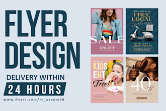 do business poster, flyer, infographic designs within 24 hrs