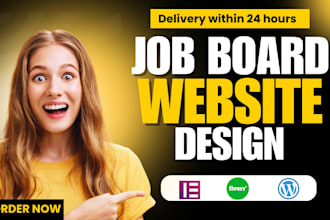 design any recruitment, job portal, job board or staffing wordpress website