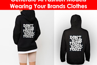 create mockup generate ai fashion models wearing your brands clothes