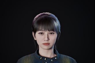 create 3d realistic character, 3d metahuman character in maya, blender, ue5
