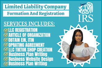 get itin, ein, do llc formation for US llc and non resident llc