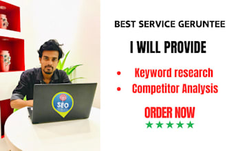 do SEO keyword research and competitor analysis