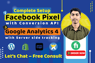 setup fb capi, fix ga4 issue, pixel conversion API, server side tracking, hotjar