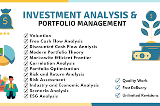 do investment analysis and portfolio management