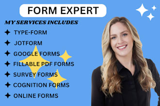 create online form using jotform typeform online survey fillable pdf form