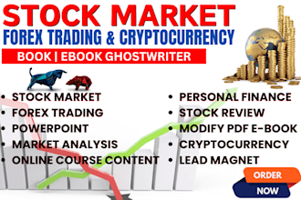 create course and ebook trading course, forex trading, stock market