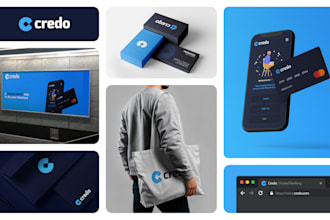 design a minimalist brand logo and complete brand identity