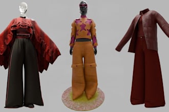 create 3d cloth modeling and texturing using clo3d and marvelous designer
