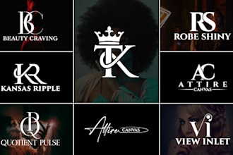 do modern luxury fashion clothing and apparel brand logo