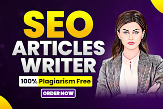 do SEO article writing, blog post writing, content writing and copywriting