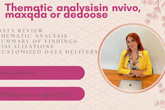 thematic analysis for you in nvivo, maxqda or dedoose