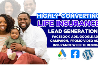 life insurance leads insurance leads life insurance facebook google video ads
