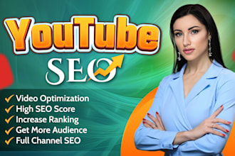 be your youtube video SEO expert for organic ranking