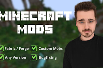 create a minecraft fabric or forge mod