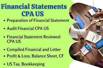 be CPA US audit review financial statements, CPA letter, bookkeeping